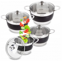 Cookware set 4 pcs (2.0L, 2.7L, 3.6L, 5.9L), 5766, Kamille