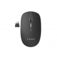 Gembird MUSW-4BSC-01 hiir Mõlemakäeline RF Wireless + USB Type-C Optiline 1600 DPI