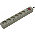 Brennenstuhl 1159750015 ylijännitesuoja Harmaa 6 AC-pistorasia(a) 1,5 m