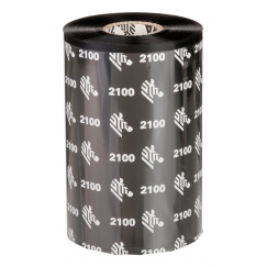 Zebra 2100 High-Performance Wax термолента 450 m Черный