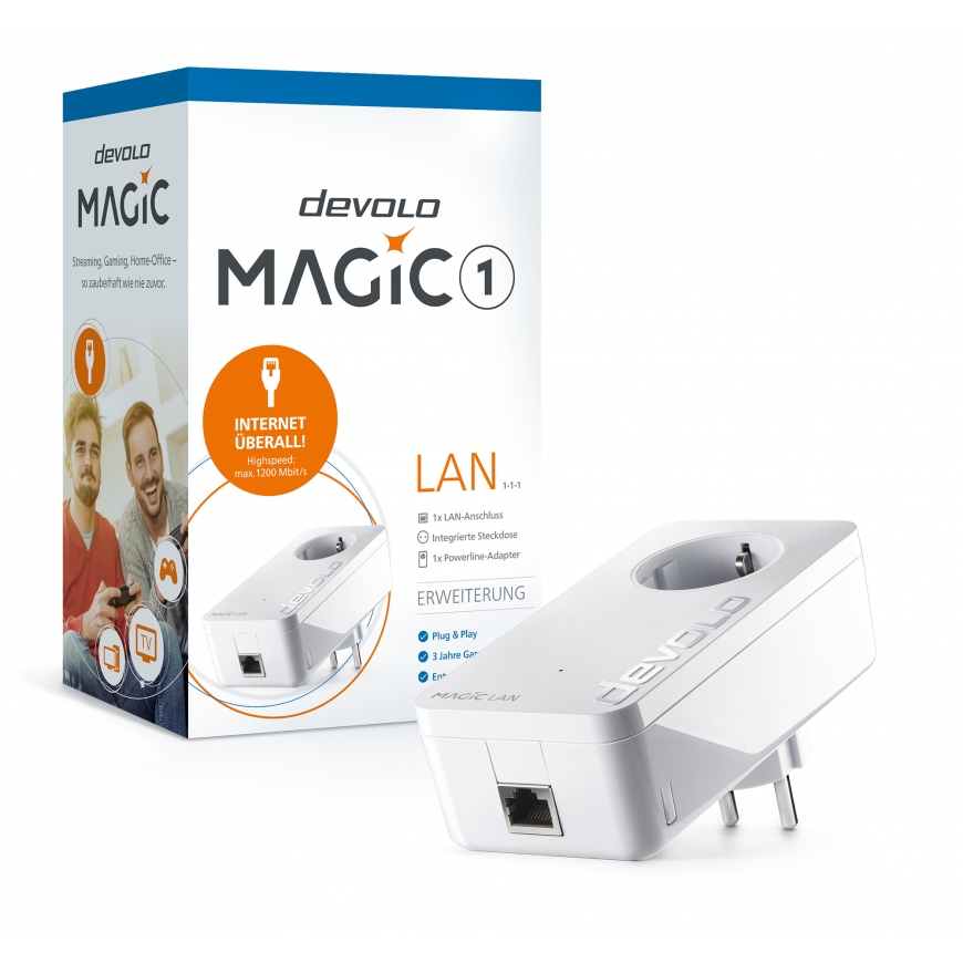 Devolo Magic 1 LAN 1200 Mbit/s Ethernet LAN Valkoinen 2 kpl – 2