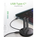 ICY BOX IB-1612MCL-C31 USB 3.2 Gen 2 (3.1 Gen 1) Type-C Juoda ICY BOX IB-1612MCL-C31 USB 3.2 Gen 2 (3.1 Gen 1) Type-C Juoda