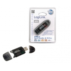 LogiLink Cardreader USB 2.0 Stick external for SD/MMC кардридер Черный