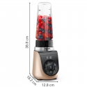 Tefal Blend Up BL190AF0 blenderis 0,85 L Galdvirsmas blenderis 1000 W Bēšs, Melns, Caurspīdīgs