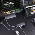 Lindy 43323 sülearvuti dokk ja pordireplikaator Juhtmega ühendatud USB 3.2 Gen 1 (3.1 Gen 1) Type-C Lindy 43323 sülearvuti dokk ja pordireplikaator Juhtmega ühendatud USB 3.2 Gen 1 (3.1 Gen 1) Type-C