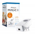 Devolo Magic 2 LAN 2400 Mbit/s Ethernet/LAN savienojums Balts 1 pcs Devolo Magic 2 LAN 2400 Mbit/s Ethernet/LAN savienojums Balts 1 pcs