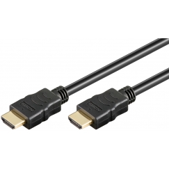 Goobay 61150 HDMI-kaabel 1 m HDMI tüüp A (Standard) Must