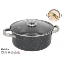 Non-Stick Casserole 24 Cm, 14 X 31,5 X 24 Cm, KITCHEN&GO Non-Stick Casserole 24 Cm, 14 X 31,5 X 24 Cm, KITCHEN&GO