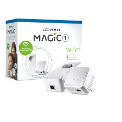 Devolo Magic 1 WiFi mini Starter Kit 1200 Mbit/ai Ethernet LAN jungtis „Wi-Fi“ Balta 2 vnt