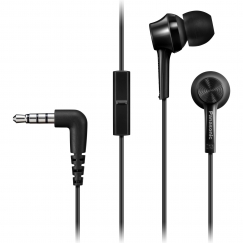 Panasonic RP-TCM115E Гарнитура Проводная Вкладыши Calls/Music Черный