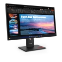 Lenovo ThinkVision T27QD-40 монитор для ПК 68,6 cm (27") 2560 x 1440 пикселей Wide Quad HD LED Черны Lenovo ThinkVision T27QD-40 монитор для ПК 68,6 cm (27") 2560 x 1440 пикселей Wide Quad HD LED Черны