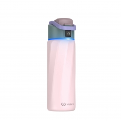 WaterH BOOST Chug Lid älyjuomapullo, 710 ml, vaaleanpunainen