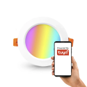 Smart Round Recessed Lamp Dimmable RGBCCT 2.5″ WiFi TUYA