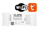 Светодиодный контроллер 5-в-1 с яркостью CCT RGB RGBW RGBCCT 5–24 В, 15 А, серия PX, Wi-Fi Tuya