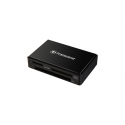 Transcend RDF8 kortinlukija Micro-USB Musta