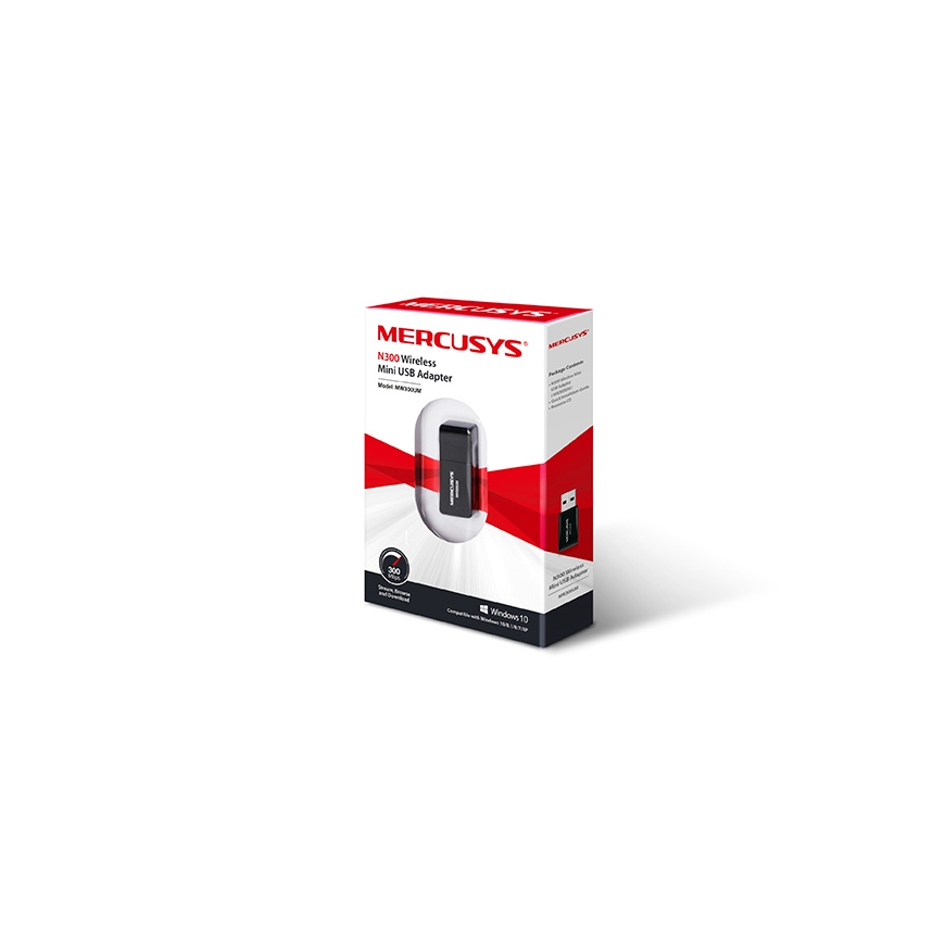 Mercusys MW300UM tīkla karte USB 300 Mbit/s – 3