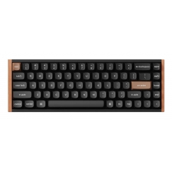 Keychron K6 HE keyboard Universal USB + Bluetooth Brown, Black