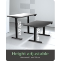 ICY BOX IB-EW206B-T Electric 2 leg(s) Black