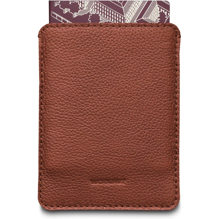 Woolnut Leather Sleeve for Passports -passitasku