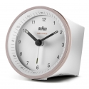 Braun BC07 Kvarts äratuskell Roosa, Valge