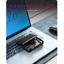 ICY BOX IB-CR601M-C31 SSD korpusas Juoda M.2
