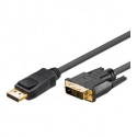 Goobay 2m DP/DVI DisplayPort Musta Goobay 2m DP/DVI DisplayPort Musta