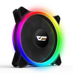 darkFlash DR12 PRO computer cooling system Computer case Fan 12 cm Black 1 pc(s)