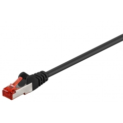 Goobay 95518 tīkla kabelis Melns 5 m Cat6 S/FTP (S-STP)