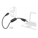 DeLOCK 84803 USB-kaapeli USB 2.0 1,5 m USB A Micro-USB B Musta DeLOCK 84803 USB-kaapeli USB 2.0 1,5 m USB A Micro-USB B Musta