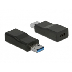 DeLOCK 65696 гендерный адаптер USB 3.1 Gen 2 Type-A USB 3.1 Gen 2 Type-C Черный