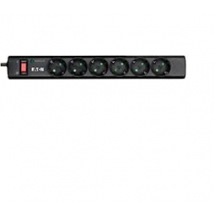 Eaton PS6D сетевой фильтр Черный, Белый 6 розетка(и) 220 - 250 V 1 m