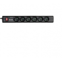Eaton PS6D liigpinge kaitsevahend Must, Valge 6 vahelduvvoolu kontakt 220 - 250 V 1 m