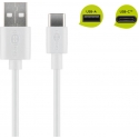 Goobay 45563 USB kabelis USB 2.0 1 m USB A USB C Balts Goobay 45563 USB kabelis USB 2.0 1 m USB A USB C Balts
