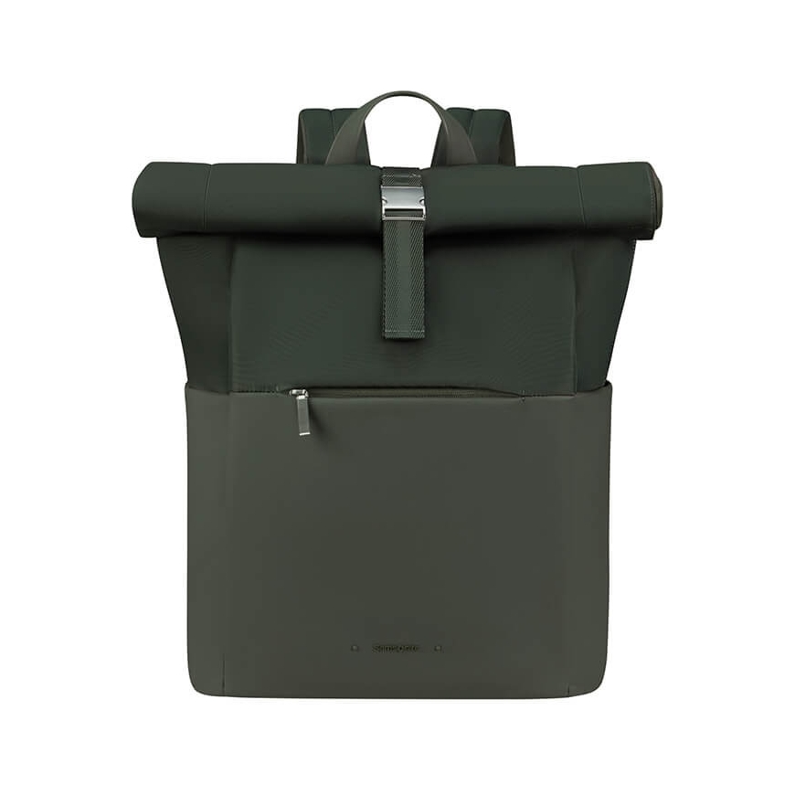 Samsonite 4Pack Rolltop 15,6" -reppu, metsänvihreä – 2