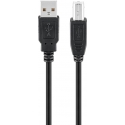 Goobay 93598 USB-kaapeli USB 2.0 5 m USB A USB B Musta Goobay 93598 USB-kaapeli USB 2.0 5 m USB A USB B Musta
