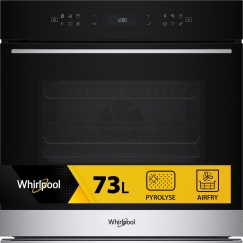 Whirlpool WOI78PT1SXA 73 L Musta, Ruostumaton teräs
