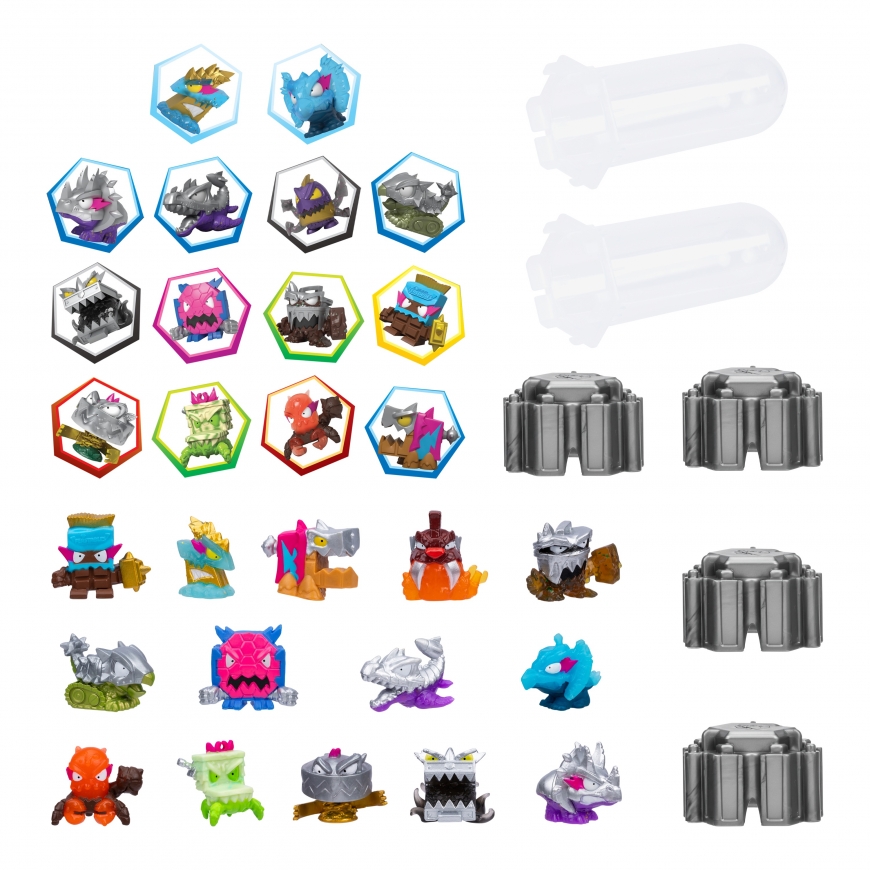 MRBEAST LAB Figūrėlės tūbelėje, 14 vnt., 2,5 cm – 3