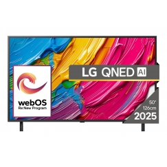 LG QNED 50QNED80A3A televizorius 127 cm (50") 4K Ultra HD Smart TV „Wi-Fi“ Juoda