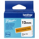 Brother BTAG-T31 etikettien kirjoitusnauha Musta oranssilla Brother BTAG-T31 etikettien kirjoitusnauha Musta oranssilla