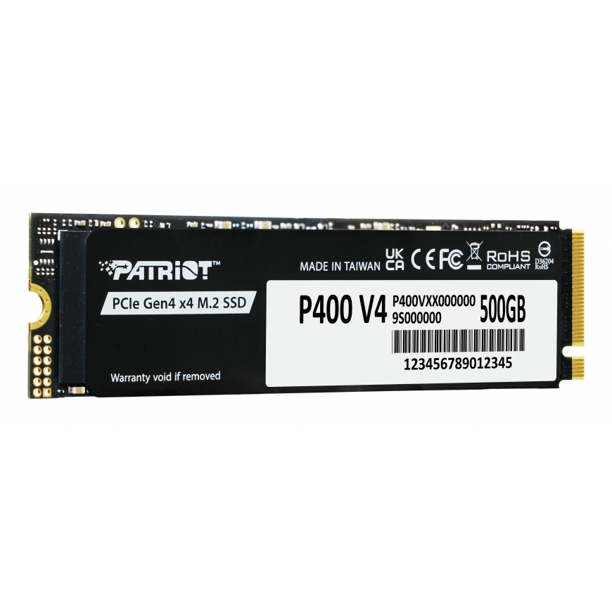 Patriot Memory P400 V4 500 GB M.2 PCI Express 4.0 NVMe – 2