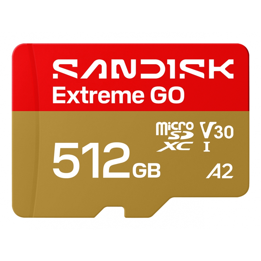 SanDisk Extreme GO 512 GB MicroSDXC UHS-I