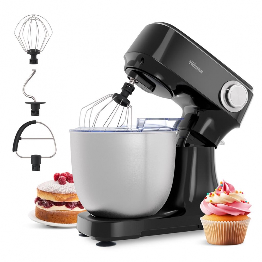 Tristar MX-4870 Kitchen Machine, 800 W, 4.5 L stainless steel – 2