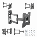 Gembird WM-42ST-02 крепление для телевизора 106,7 cm (42") Черный Gembird WM-42ST-02 крепление для телевизора 106,7 cm (42") Черный