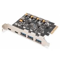 Digitus DS-30222 интерфейсная карта/адаптер Внутренний USB 3.2 Gen 2 (3.1 Gen 2), USB Type-C