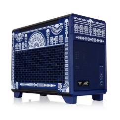 Thermaltake TR100 Koralie Edition Cobalt Blue Mini Tower Sininen