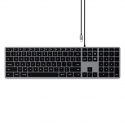 Satechi Slim W3 klaviatuur Kodu USB QWERTZ Saksa keel Must, Hall Satechi Slim W3 klaviatuur Kodu USB QWERTZ Saksa keel Must, Hall