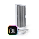 Montech HyperFlow Digital 240 Protsessor Kõik-ühes vedelikujahuti 12 cm Valge 1 tk