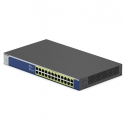 NETGEAR GS524PP Hallitsematon Gigabit Ethernet (10/100/1000) Power over Ethernet -tuki Harmaa NETGEAR GS524PP Hallitsematon Gigabit Ethernet (10/100/1000) Power over Ethernet -tuki Harmaa
