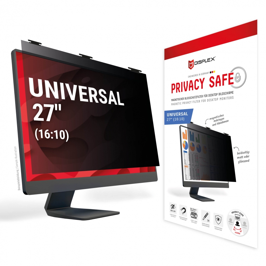 Displex 02089 monitoru pretatspīduma & privātuma