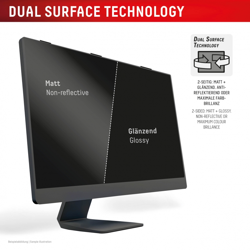 Displex PRIVACY SAFE removable 2-way privacy filter for Desktop Monitor 27'' (16:10) – 5